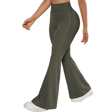 SUUKSESS Women Flare Leggings Scrunch Butt Lifting Yoga Pants