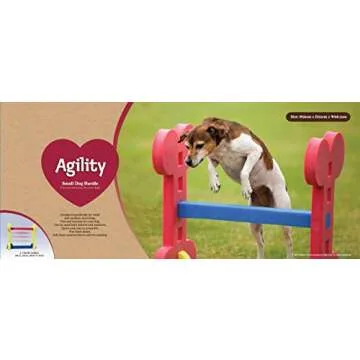 Agility Hurdle for Small and Medium Dogs - Fun Exercise and Play Tool