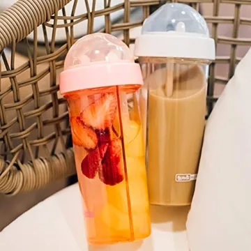 YYDSJFM Creative Water Cup for Two Drinks on the Go
