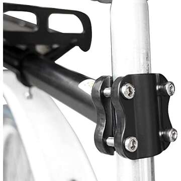 Versatile Retractable Aluminum Bike Rear Rack