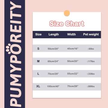 PUMYPOREITY Pet Cooling Mat for Dogs & Cats - Lightweight & Washable