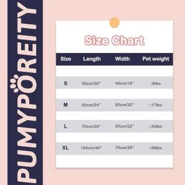 PUMYPOREITY Pet Cooling Mat for Dogs & Cats - Lightweight & Washable