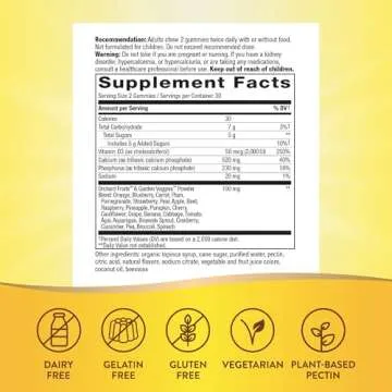 Premium Calcium & D3 Gummies for Bone & Immune Support