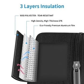 DALINDA Insulated Lunch Bag for Work & Travel