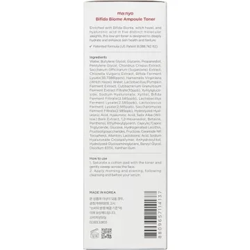 MANYO Bifida Biome Ampoule Toner for All Skin Types 400ml