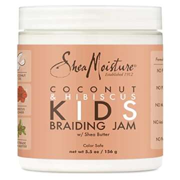 SheaMoisture Kids Braiding Jam Coconut & Hibiscus 5.5 Ounce