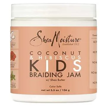 SheaMoisture Kids Braiding Jam Coconut & Hibiscus 5.5 Ounce