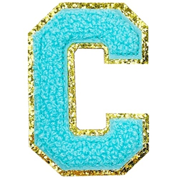 Jongdari Varsity Chenille Iron-on Letters for Personalization