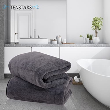 TENSTARS Soft Quick-Drying Bath Towels for All