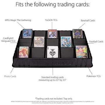 TitanShield 2 Pack Card Sorting Trays for Organizing Cards