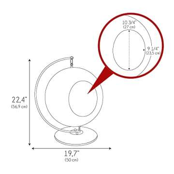 SUSSEXHOME Pets 15.75 x 15.75 x 22.45 Inches Swing Pet Hammock for Cats - Scratch Resistant Cozy Covered Cat Bed for Indoor Cats - Cushioned Cat Cave Bed - Cream