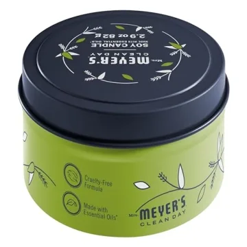 Eco-Friendly Lemon Verbena Soy Candle 12-Hour Burn