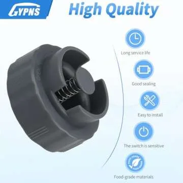 Ice Maker Water Tank Cap Valve Assembly Compatible With GE Profile Opal 2.0 & 1.0 Nugget Ice Maker, for Opal Nugget Ice Maker Side Tank Replacement Parts