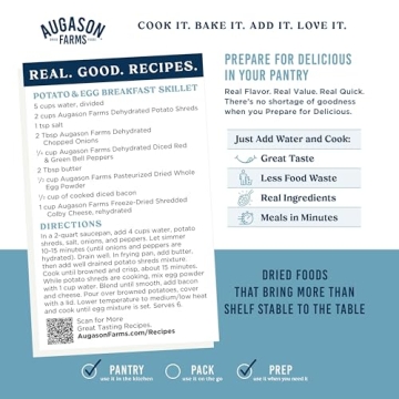 Augason Farms Dehydrated Whole Egg Powder 46 Servings