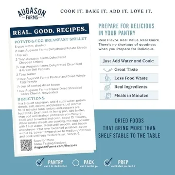 Augason Farms Dehydrated Whole Egg Powder 46 Servings