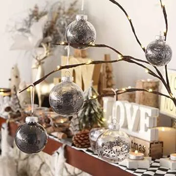 Shatterproof Christmas Ball Ornaments – 30-Pack