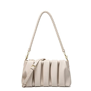 GRPKSSIB Women's Ruched Purse - Trendy, Versatile Handbag for Any Occasion