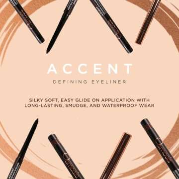 OSMOSIS Accent Defining Eyeliner, Retractable, Creamy, Long-Lasting, Smudge-Proof and Waterproof, Co...