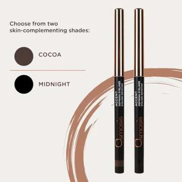 OSMOSIS Accent Defining Eyeliner, Retractable, Creamy, Long-Lasting, Smudge-Proof and Waterproof, Cocoa, 0.02 oz