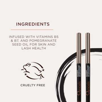 OSMOSIS Accent Defining Eyeliner, Retractable, Creamy, Long-Lasting, Smudge-Proof and Waterproof, Cocoa, 0.02 oz