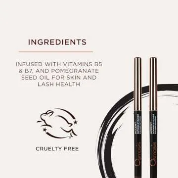 OSMOSIS Accent Defining Eyeliner, Retractable, Creamy, Long-Lasting, Smudge-Proof and Waterproof, Cocoa, 0.02 oz