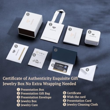 Heart Pendant Moissanite Necklace for Women Gifts