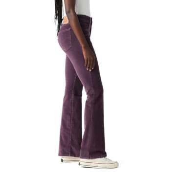 Levi's Women's 726 High Rise Flare Jeans (Also Available in Plus), Plum Perfect, 31 Regular