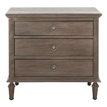 SAFAVIEH Lisabet 3-Drawer Nightstand - Chic & Functional