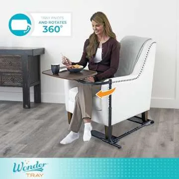 Stander Wonder Tray for Dining, Gaming, and Crafting