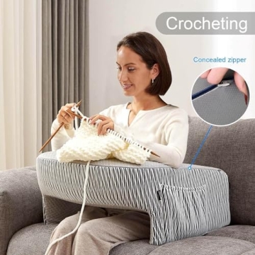 cooloo8 Memory Foam Reading Pillow for Comfortable Lap Use