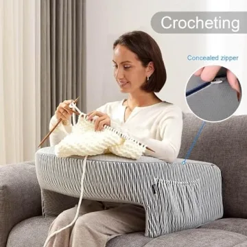 cooloo8 Memory Foam Reading Pillow for Comfortable Lap Use