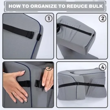 cooloo8 Memory Foam Reading Pillow for Comfortable Lap Use