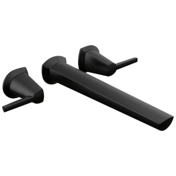 Delta Faucet T5771-BLWL Galeon Tub Filler, Heavy Duty Matte Black