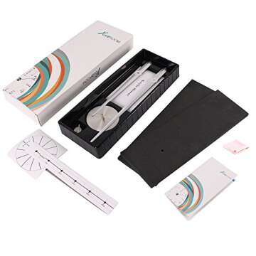 CoZroom Large Black 3D Frameless Wall Clock DIY Decor