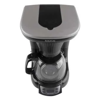 Taurus| Velvet Digital| Programmable Digital Coffee Maker for 24 Hours with Permanent Filter| (700 Watts)| Glass|Black