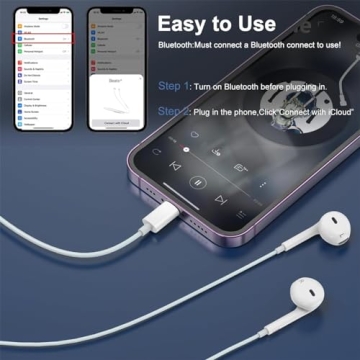 Wired Earbuds with Microphone & Volume Control