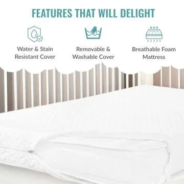 Dream On Me Baby Fairy 5” Crib Mattress - Safe & Comfortable