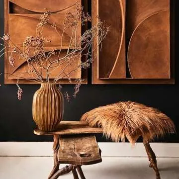 BlossoME Large Ceramic Vase for Decorative Home Accents