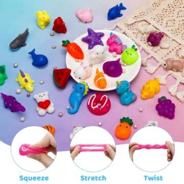 30pcs Kawaii Mochi Squishy Toys for Kids 4-12