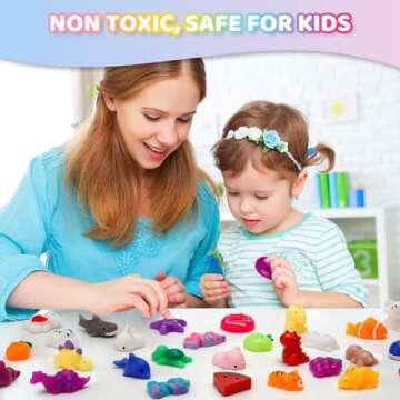 30pcs Kawaii Mochi Squishy Toys for Kids 4-12