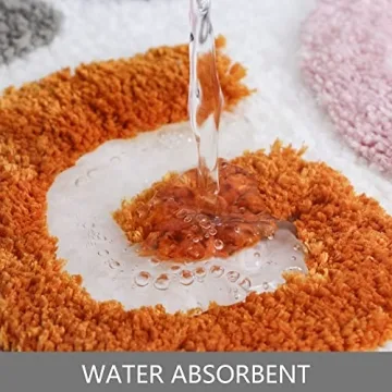 BOVEU Get Naked Bath Mat Soft Non-Slip Microfiber Rug