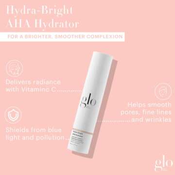 Glo Skin Beauty Hydra-Bright AHA Hydrator | Lightweight, Illuminating Treatment Moisturizer Targets ...