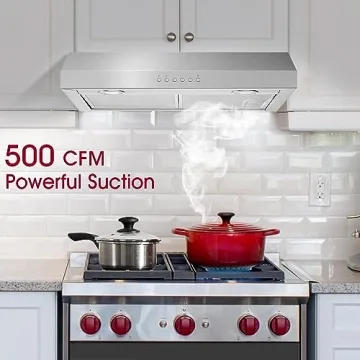 ONEEON 24" Under Cabinet Range Hood with LED