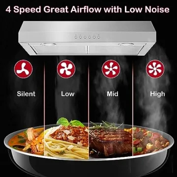 ONEEON 24" Under Cabinet Range Hood with LED