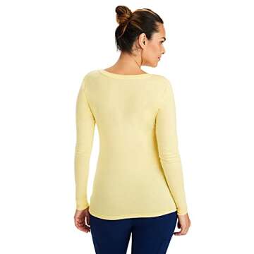 Healing Hands Women's Underscrub Soft Knit Melissa Longsleeve Scrub Tee with Breathable & Easy Care ...