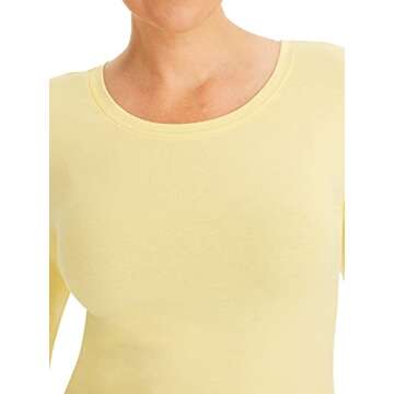 Breathable Healing Hands Melissa Longsleeve Tee in Canary