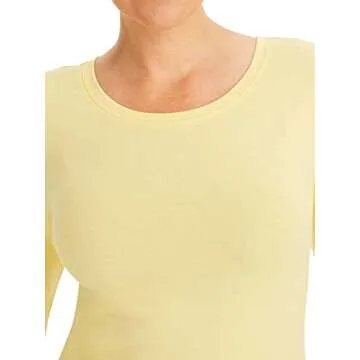 Breathable Healing Hands Melissa Longsleeve Tee in Canary