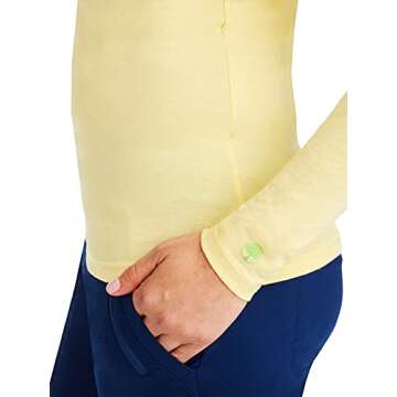 Breathable Healing Hands Melissa Longsleeve Tee in Canary