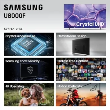 Samsung 55-Inch Crystal UHD 4K Smart TV - Elegant & Secure
