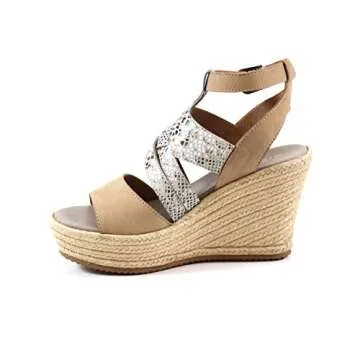 Diba True Women's Stylish Snake Print Wedge Espadrille